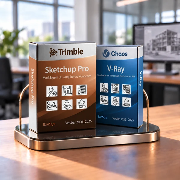 Combo SketchUp + V-Ray (Render Fotorrealista)
